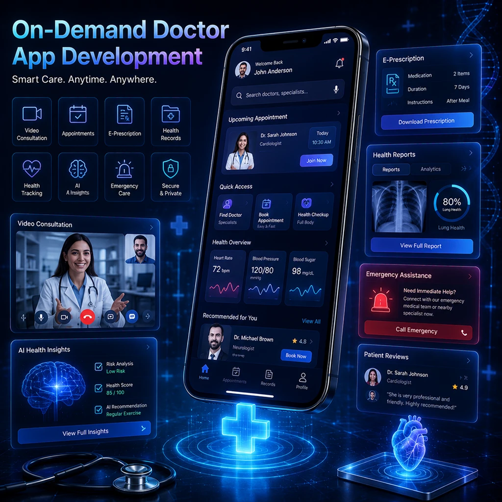 on-demand doctor app development company